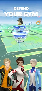 Pokémon GO - snímek obrazovky