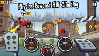 Snímek obrazovky aplikace Hill Climb Racing 2