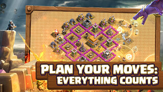 Snímek obrazovky aplikace Clash of Clans