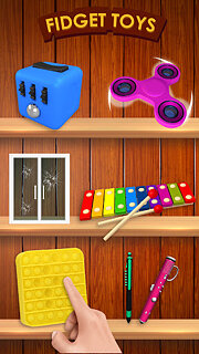Fidget Toys 3D - Fidget Cube, AntiStress & Calm - snímek obrazovky