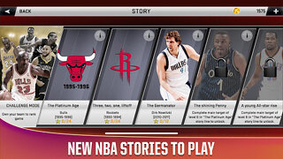 Snímek obrazovky aplikace NBA 2K20