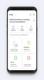 Twisto – Pay your way - snímek obrazovky