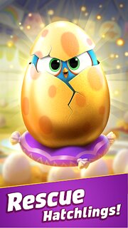 Snímek obrazovky aplikace Angry Birds Hatchlings
