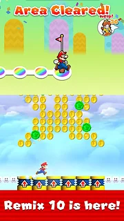 Super Mario Run - snímek obrazovky