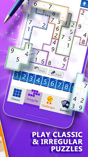 Snímek obrazovky aplikace Microsoft Sudoku