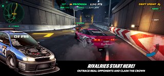 Snímek obrazovky aplikace Static Shift Racing