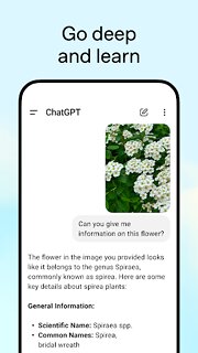 Snímek obrazovky aplikace ChatGPT