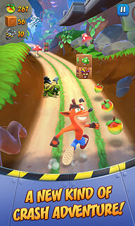 Crash Bandicoot: On the Run! - snímek obrazovky