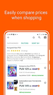 Allegro: shopping online - snímek obrazovky