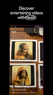 Snímek obrazovky aplikace Instagram