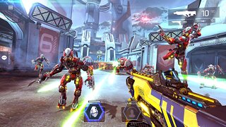 Snímek obrazovky aplikace Shadowgun Legends: Online FPS