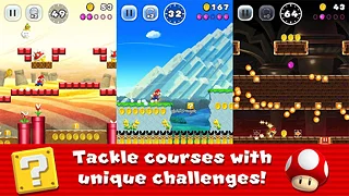 Super Mario Run - snímek obrazovky