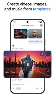 Snímek obrazovky aplikace Google Gemini