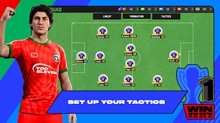 Snímek obrazovky aplikace Top Eleven Be Football Manager