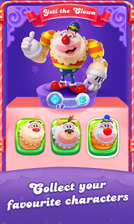 Snímek obrazovky aplikace Candy Crush Friends Saga