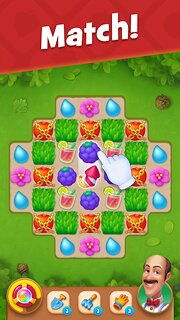 Snímek obrazovky aplikace Gardenscapes