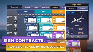 Snímek obrazovky aplikace Airport Simulator: First Class