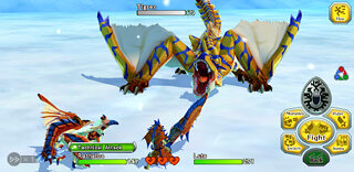 Snímek obrazovky aplikace Monster Hunter Stories