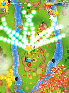 Snímek obrazovky aplikace Bloons Supermonkey 2