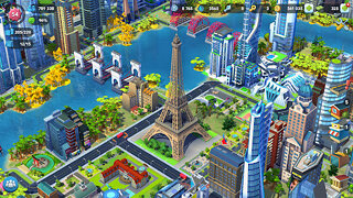 Snímek obrazovky aplikace SimCity BuildIt