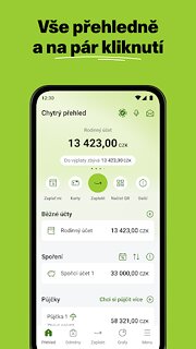 Snímek obrazovky aplikace My Air (Air Bank)