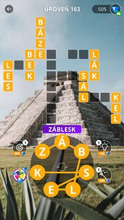 Snímek obrazovky aplikace Uklidňující slovní puzzle