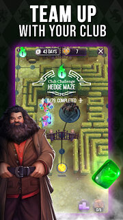 Snímek obrazovky aplikace Harry Potter: Puzzles & Spells