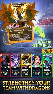 Snímek obrazovky aplikace Empires & Puzzles: Match-3 RPG