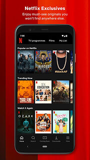 Netflix - snímek obrazovky