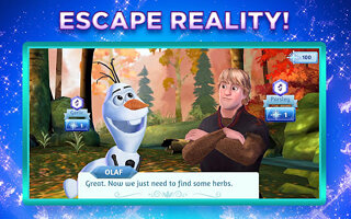 Snímek obrazovky aplikace Disney Frozen Adventures