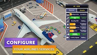 Snímek obrazovky aplikace Airport Simulator: First Class