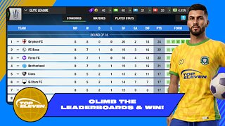 Snímek obrazovky aplikace Top Eleven Be Football Manager