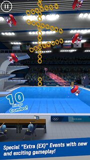 Snímek obrazovky aplikace Sonic at the Olympic Games 2020