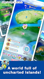 Snímek obrazovky aplikace Pokémon Rumble Rush