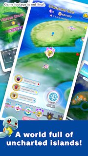 Snímek obrazovky aplikace Pokémon Rumble Rush