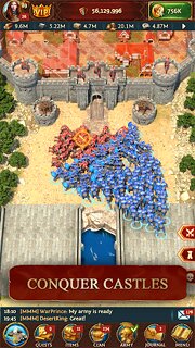 Snímek obrazovky aplikace Total Battle: War of Empires