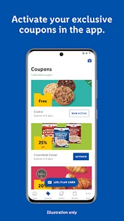 Lidl Plus - snímek obrazovky