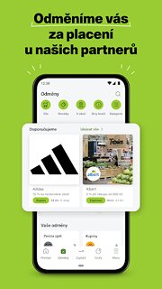 Snímek obrazovky aplikace My Air (Air Bank)