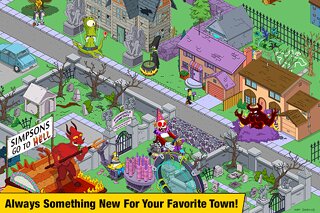 Snímek obrazovky aplikace The Simpsons™: Tapped Out