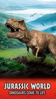 Snímek obrazovky aplikace Jurassic World Alive