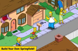 Snímek obrazovky aplikace The Simpsons™: Tapped Out