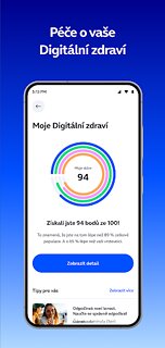 Snímek obrazovky aplikace Moje O2