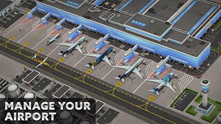 Snímek obrazovky aplikace Airport Simulator: First Class