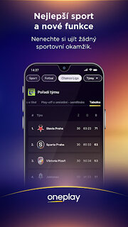 Snímek obrazovky aplikace Oneplay