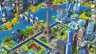 Snímek obrazovky aplikace SimCity BuildIt