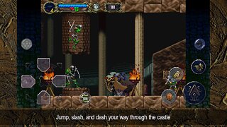 Snímek obrazovky aplikace Castlevania: SotN