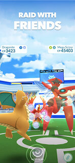 Snímek obrazovky aplikace Pokémon GO