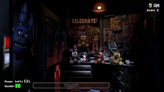 Five Nights at Freddy's - snímek obrazovky