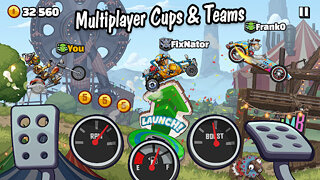 Snímek obrazovky aplikace Hill Climb Racing 2