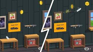Snímek obrazovky aplikace Flippy Knife: 3D flipping game